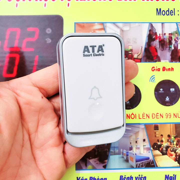 Nút nhấn chuông gọi không dây đơn giản ATA N913